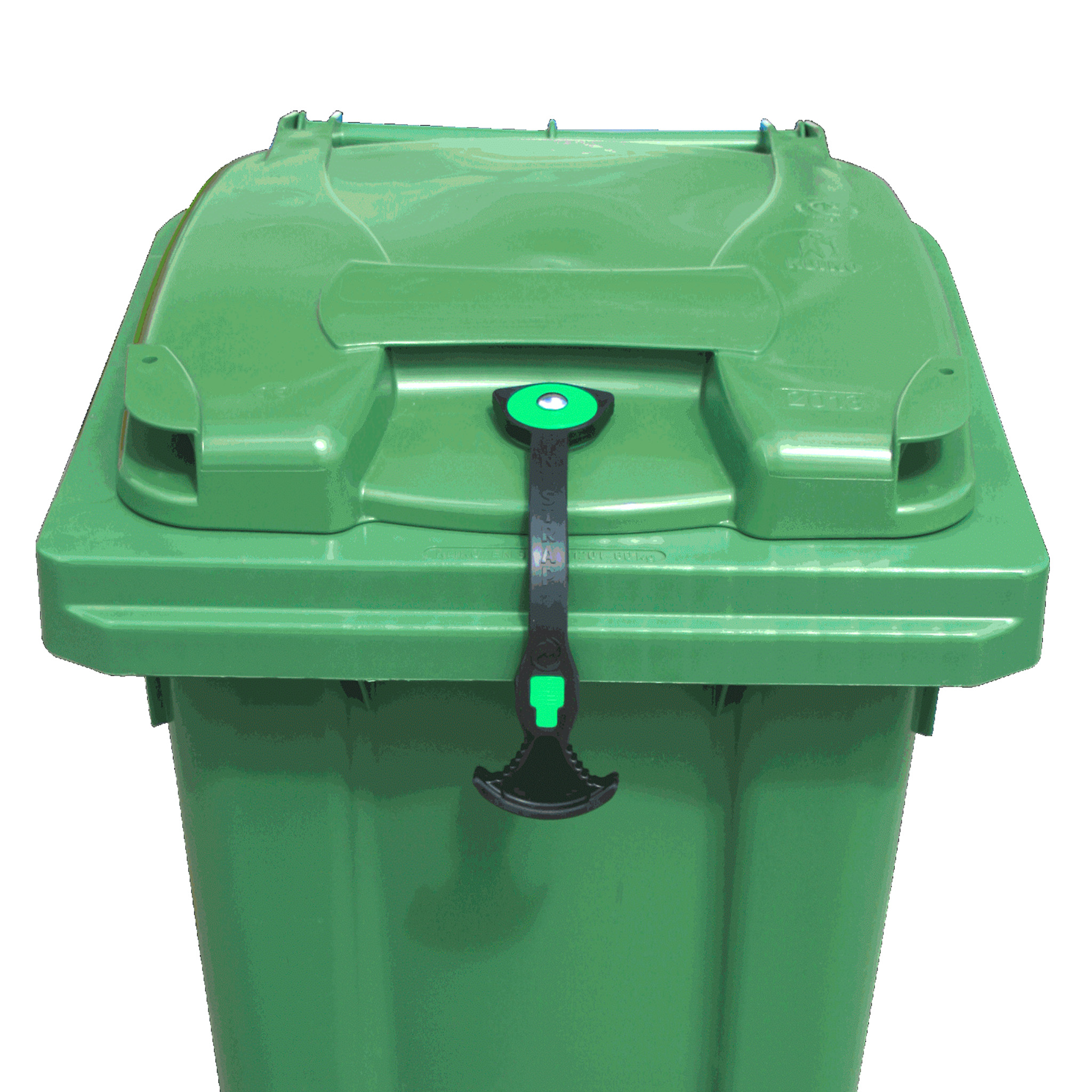 Bin Strap installed on green bin