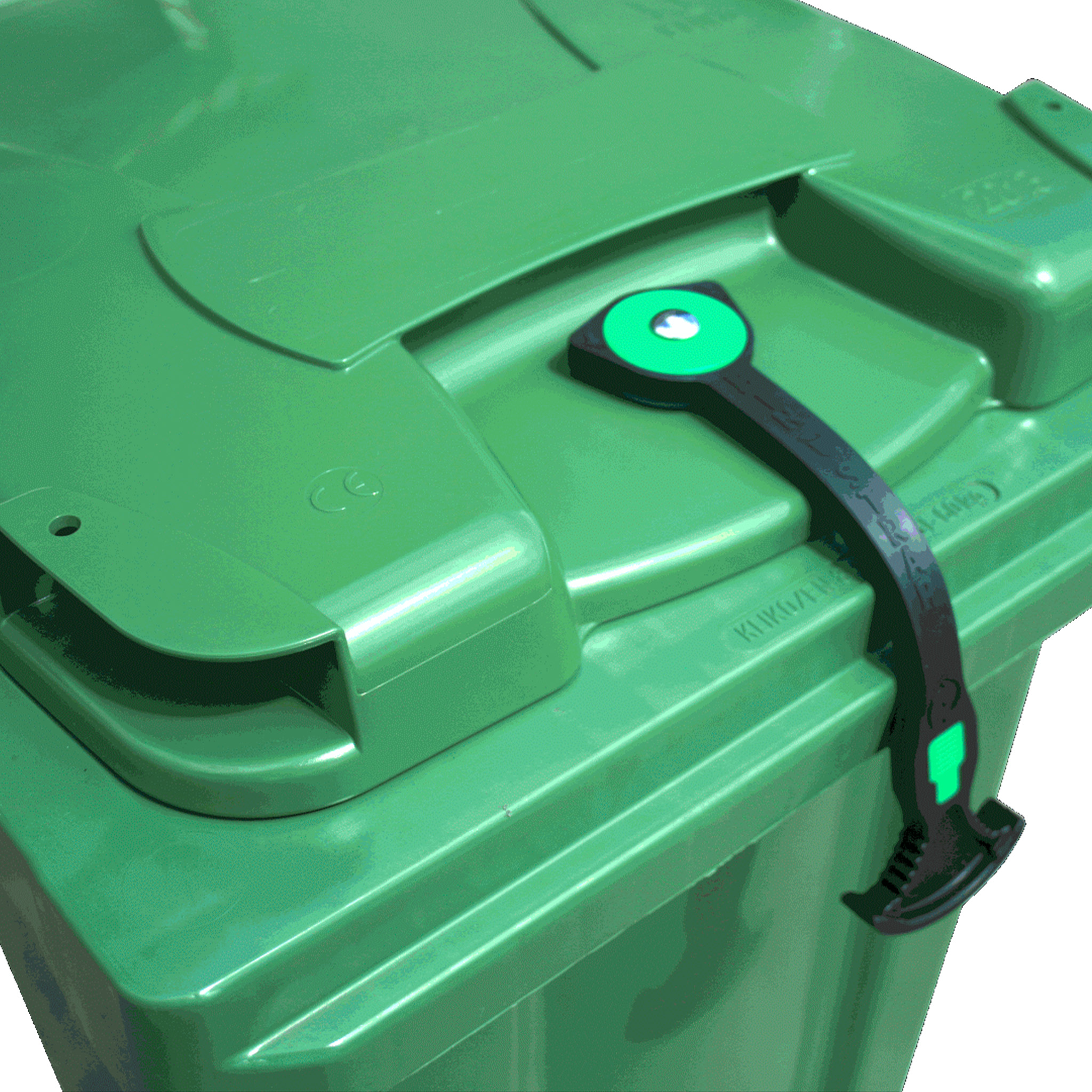 Bin Strap installed on green bin