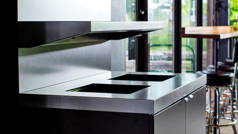 Specialty commercial multi-stream waste bin